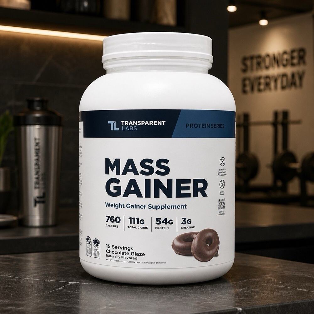 Transparent Labs Mass Gainer Chocolate Glaze 15 Servings 6.58lb Exp 06/2028